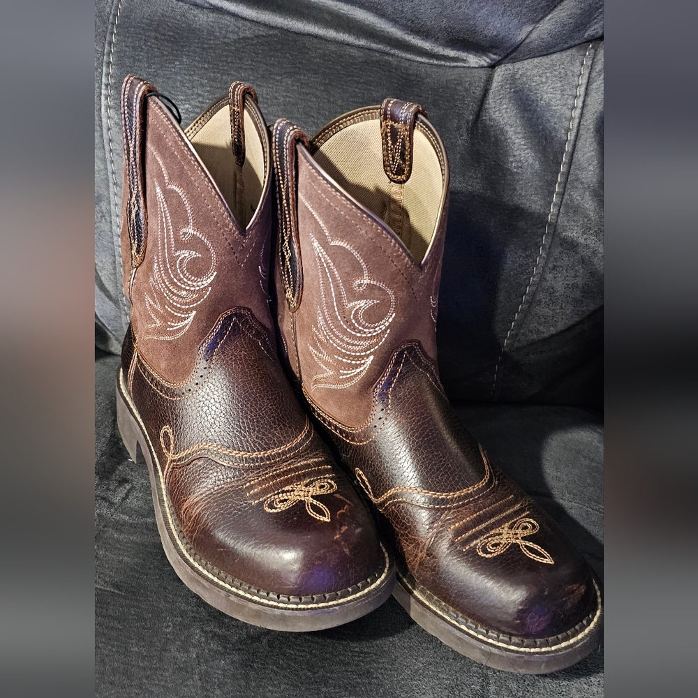 Ariat Womens Dark Brown Western Boots - Picture 2 of 6